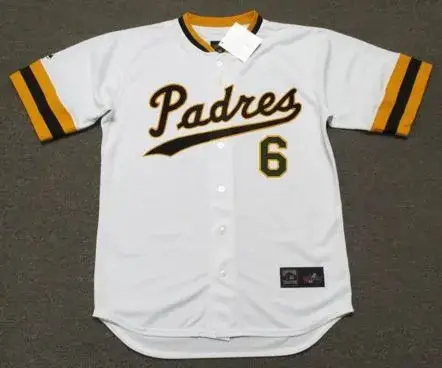 BILL ALMON San Diego Padres 1974 Majestic Cooperstown Home Baseball Jersey