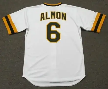 BILL ALMON San Diego Padres 1974 Majestic Cooperstown Home Baseball Jersey 