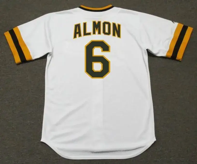 BILL ALMON San Diego Padres 1974 Majestic Cooperstown Home Baseball Jersey 