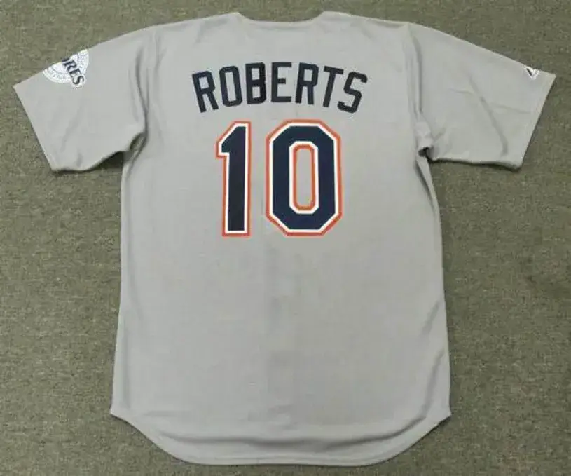 BIP ROBERTS San Diego Padres 1994 Away Majestic Baseball Throwback Jersey 