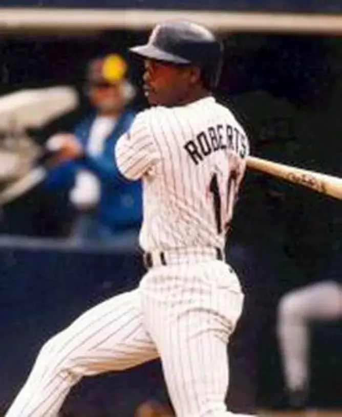 BIP ROBERTS San Diego Padres 1994 Home Majestic Throwback Baseball Jersey 