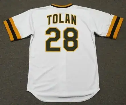 BOBBY TOLAN San Diego Padres 1974 Majestic Cooperstown Home Baseball Jersey 