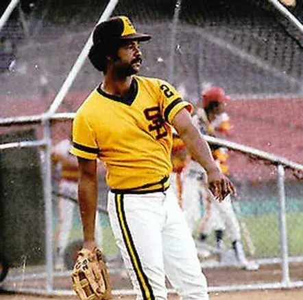 BOBBY TOLAN San Diego Padres 1979 Away Majestic Baseball Throwback Jersey 