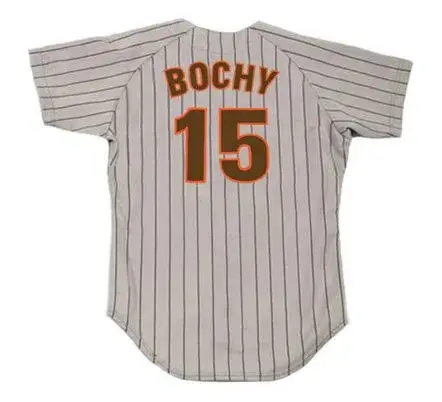 BRUCE BOCHY San Diego Padres 1986 Away Majestic Throwback Baseball Jersey