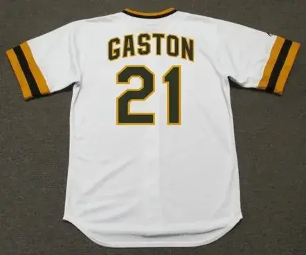 CITO GASTON San Diego Padres 1974 Majestic Cooperstown Home Baseball Jersey 