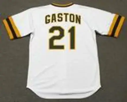 CITO GASTON San Diego Padres 1974 Majestic Cooperstown Home Baseball Jersey 