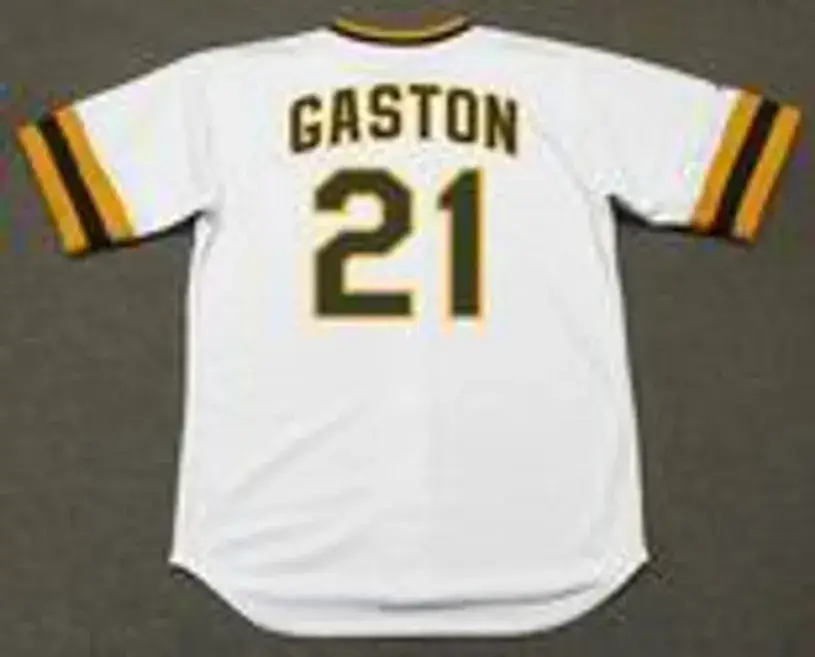 CITO GASTON San Diego Padres 1974 Majestic Cooperstown Home Baseball Jersey 