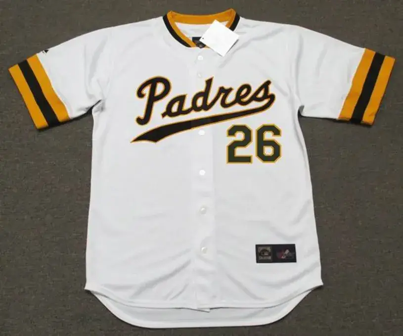 DAVE KINGMAN San Diego Padres 1970’s Majestic Cooperstown Home Baseball Jersey