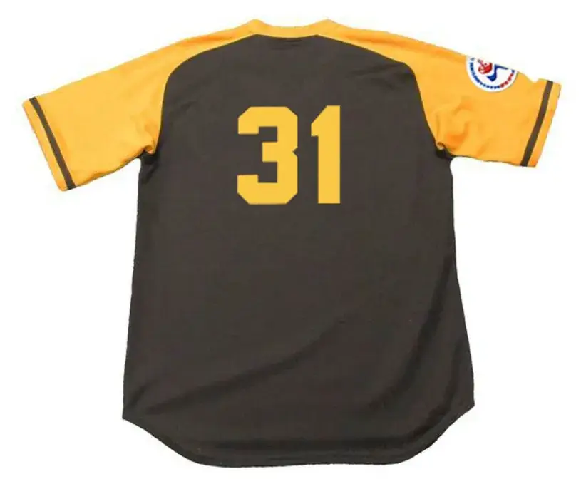 DAVE WINFIELD San Diego Padres 1976 Away Majestic Baseball Throwback Jersey 
