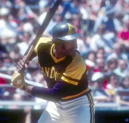DAVE WINFIELD San Diego Padres 1976 Away Majestic Baseball Throwback Jersey 