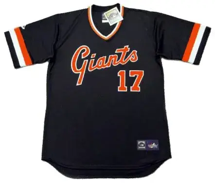 ATLEE HAMMAKER San Francisco Giants 1982 Majestic Cooperstown Away Baseball Jersey