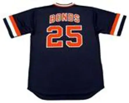 BARRY BONDS San Francisco Giants 1980’s Majestic Cooperstown Away Baseball Jersey 