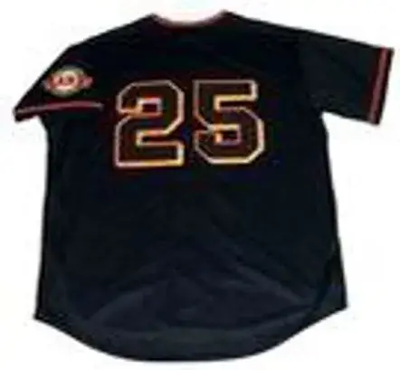 BARRY BONDS San Francisco Giants 2001 Majestic Baseball Throwback Jersey 