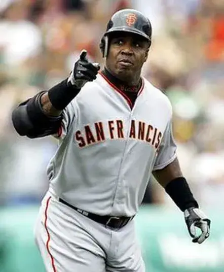 BARRY BONDS San Francisco Giants 2002 Majestic Throwback Away Baseball Jersey 
