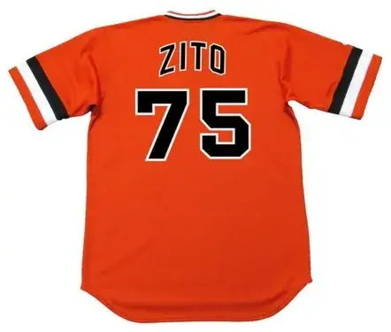 BARRY ZITO San Francisco Giants 1970’s Majestic Cooperstown Baseball Jersey 