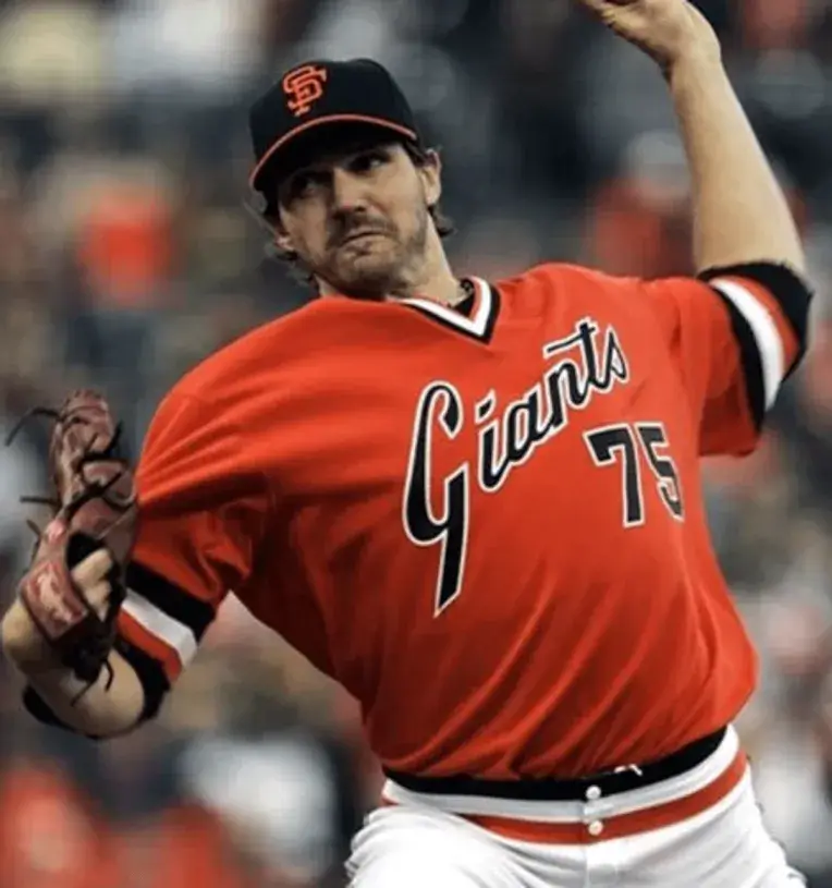 BARRY ZITO San Francisco Giants 1970’s Majestic Cooperstown Baseball Jersey 
