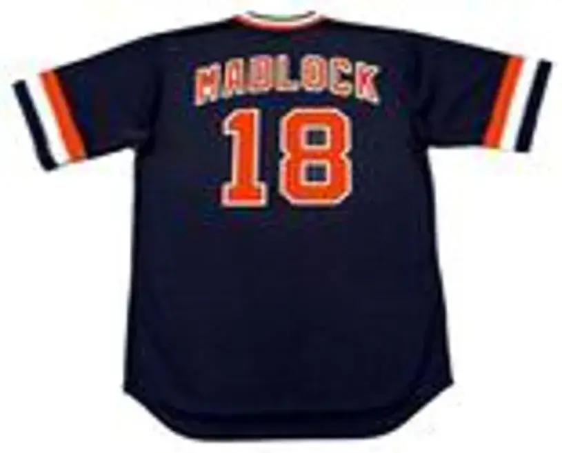 BILL MADLOCK San Francisco Giants 1978 Majestic Cooperstown Away Baseball Jersey 
