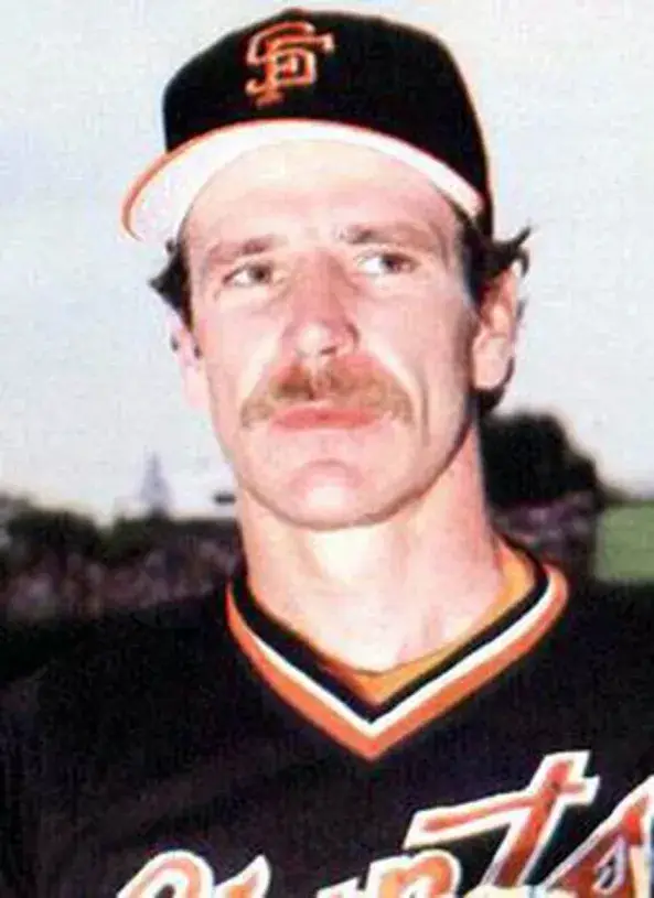 BOB BRENLY San Francisco Giants 1982 Majestic Cooperstown Away Baseball Jersey 