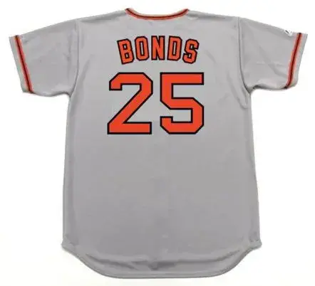 BOBBY BONDS San Francisco Giants 1973 Majestic Cooperstown Away Baseball Jersey 