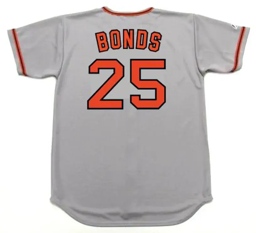 BOBBY BONDS San Francisco Giants 1973 Majestic Cooperstown Away Baseball Jersey 