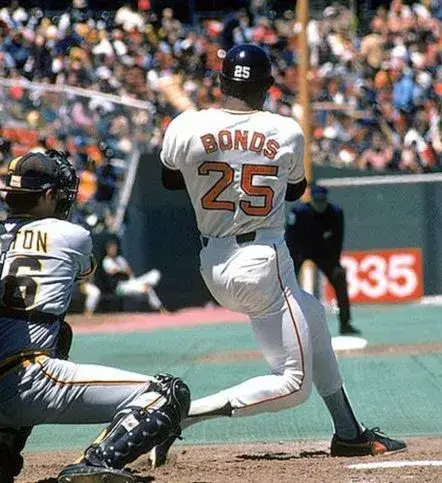 BOBBY BONDS San Francisco Giants 1973 Majestic Cooperstown Away Baseball Jersey 