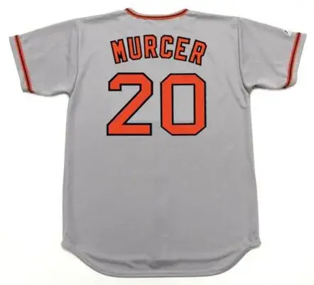 BOBBY MURCER San Francisco Giants 1976 Away Majestic Baseball Throwback Jersey 