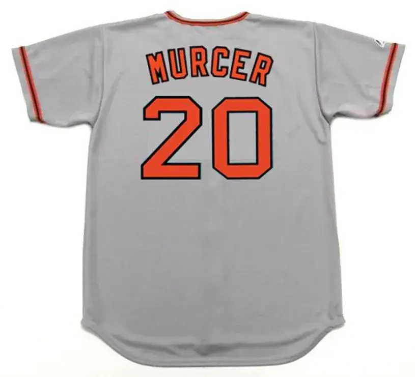 BOBBY MURCER San Francisco Giants 1976 Away Majestic Baseball Throwback Jersey 