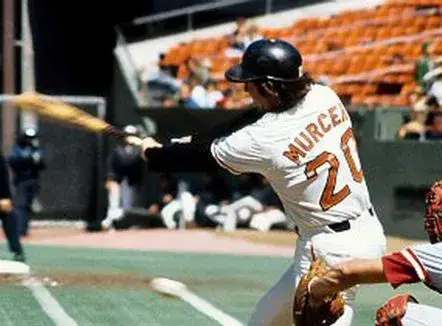 BOBBY MURCER San Francisco Giants 1976 Away Majestic Baseball Throwback Jersey 