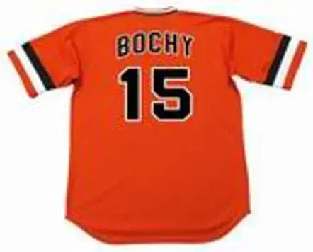 BRUCE BOCHY San Francisco Giants 1970’s Majestic Cooperstown Baseball Jersey 