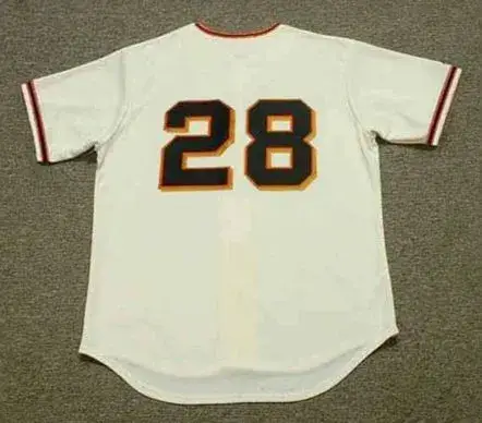 BUSTER POSEY San Francisco Giants 2014 Home Majestic Throwback Baseball Jersey 