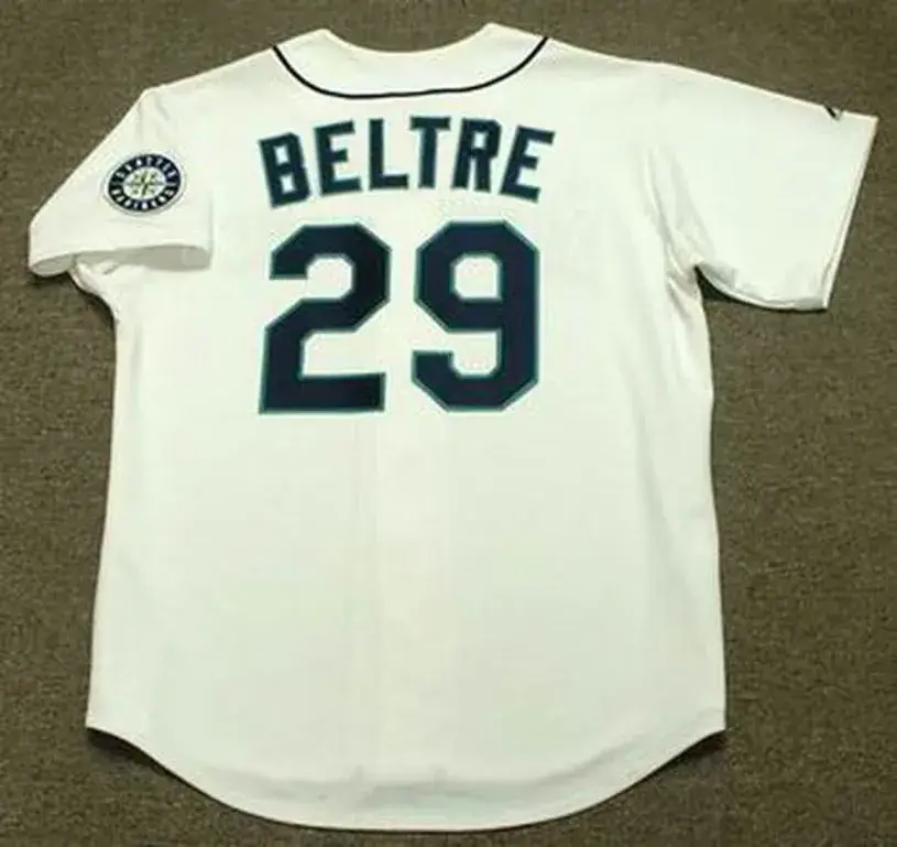 ADRIAN BELTRE Seattle Mariners 2007 Majestic Throwback Home Baseball Jersey 