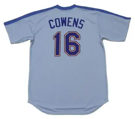 AL COWENS Seattle Mariners 1984 Majestic Cooperstown Away Baseball Jersey 