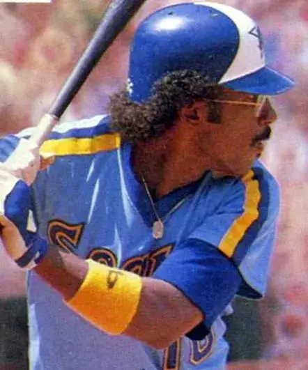 AL COWENS Seattle Mariners 1984 Majestic Cooperstown Away Baseball Jersey 