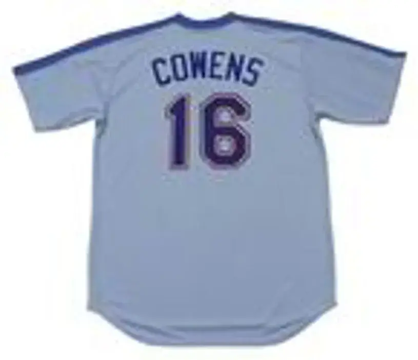 AL COWENS Seattle Mariners 1984 Majestic Cooperstown Away Baseball Jersey 