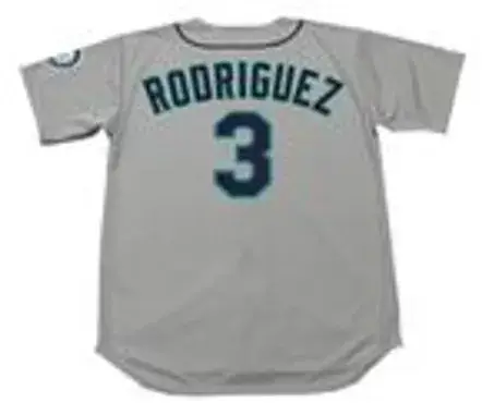ALEX RODRIGUEZ Seattle Mariners 1997 Majestic Throwback Away Baseball Jersey 