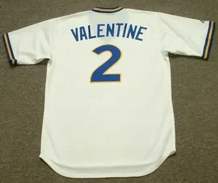 BOBBY VALENTINE Seattle Mariners 1979 Majestic Cooperstown Throwback Baseball Jersey 