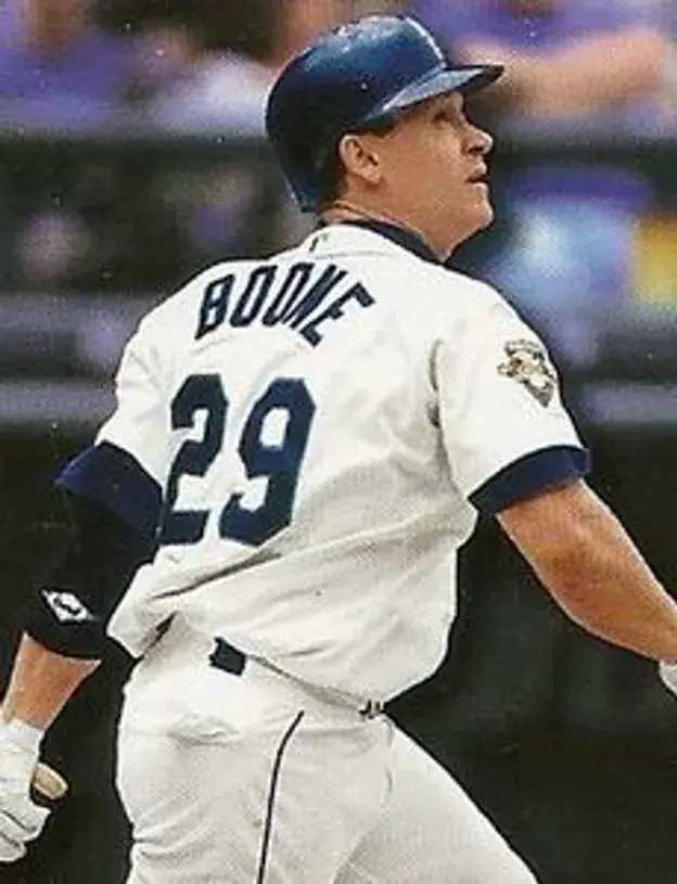 BRETT BOONE Seattle Mariners 2001 Majestic Throwback Home Baseball Jersey 