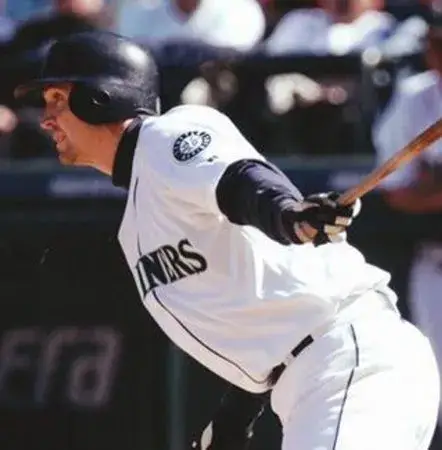 DAN WILSON Seattle Mariners 1997 Home Majestic Baseball Throwback Jersey 