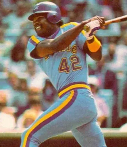 DAVE HENDERSON Seattle Mariners 1984 Majestic Cooperstown Away Baseball Jersey 