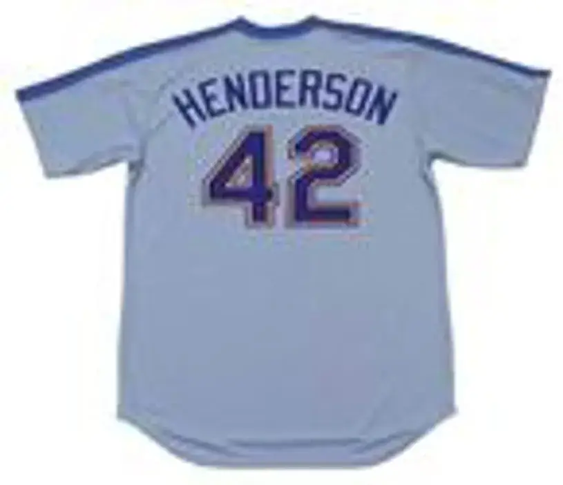 DAVE HENDERSON Seattle Mariners 1984 Majestic Cooperstown Away Baseball Jersey 