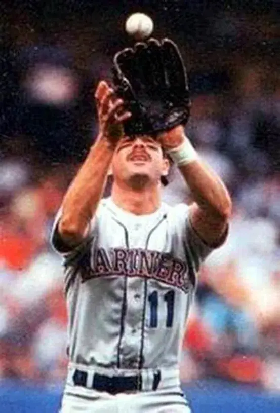EDGAR MARTINEZ Seattle Mariners 1992 Away Majestic Baseball Throwback Jersey 
