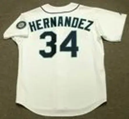 FELIX HERNANDEZ Seattle Mariners 2009 Majestic Throwback Home Baseball Jersey 
