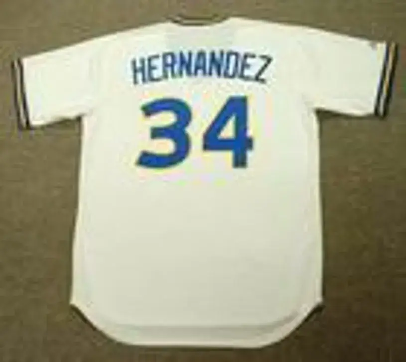 FELIX HERNANDEZ Seattle Mariners Majestic Cooperstown Throwback Baseball Jersey 