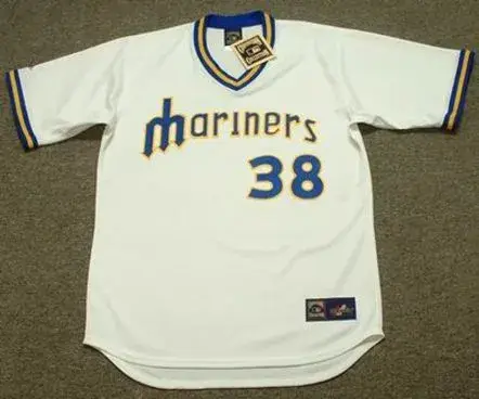 FLOYD BANNISTER Seattle Mariners 1979 Majestic Cooperstown Throwback Baseball Jersey