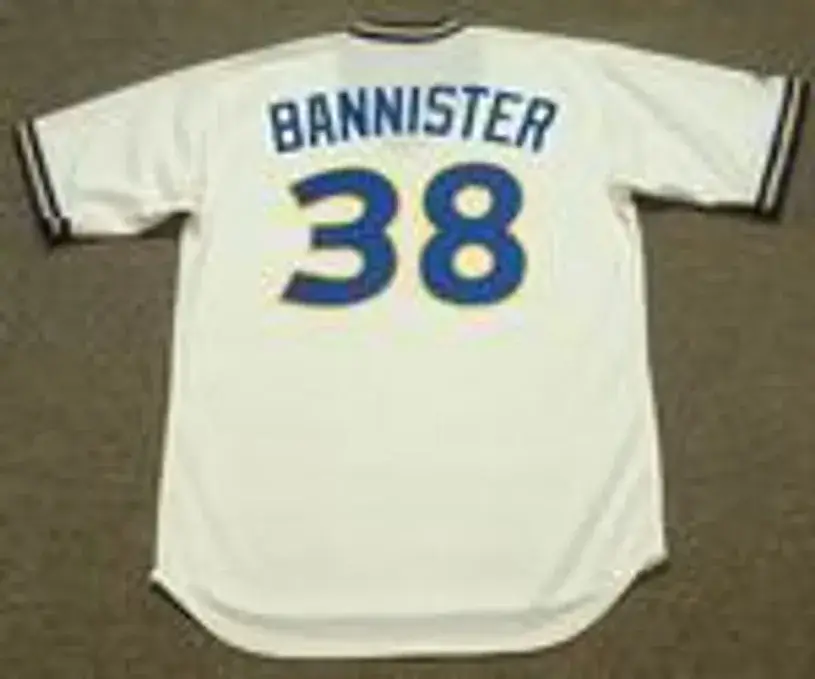 FLOYD BANNISTER Seattle Mariners 1979 Majestic Cooperstown Throwback Baseball Jersey 