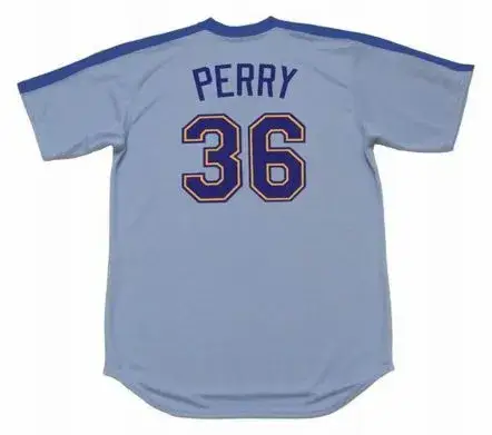GAYLORD PERRY Seattle Mariners 1982 Majestic Cooperstown Away Baseball Jersey 