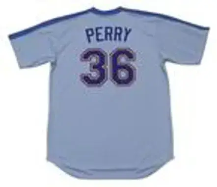GAYLORD PERRY Seattle Mariners 1982 Majestic Cooperstown Away Baseball Jersey 