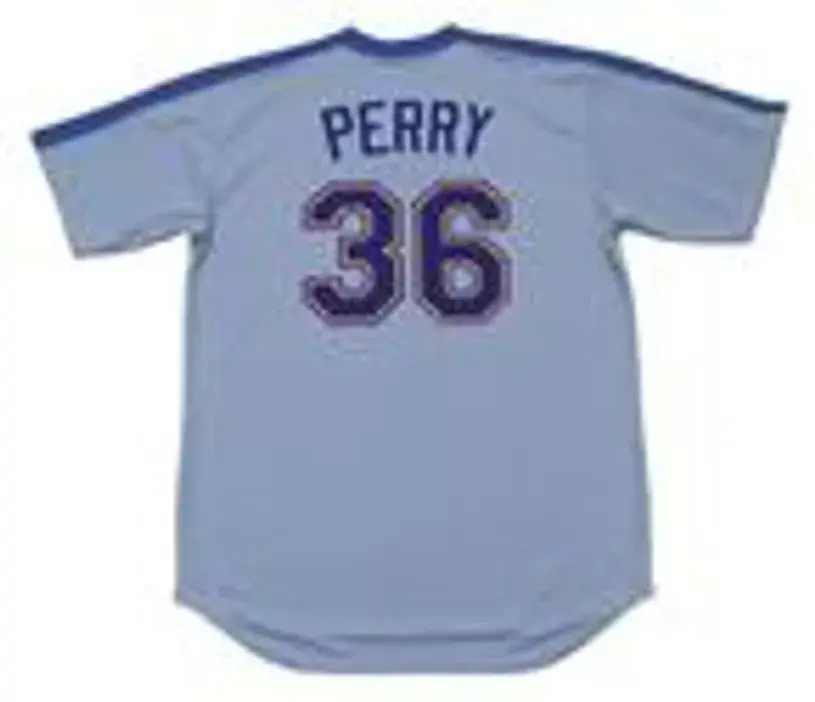 GAYLORD PERRY Seattle Mariners 1982 Majestic Cooperstown Away Baseball Jersey 