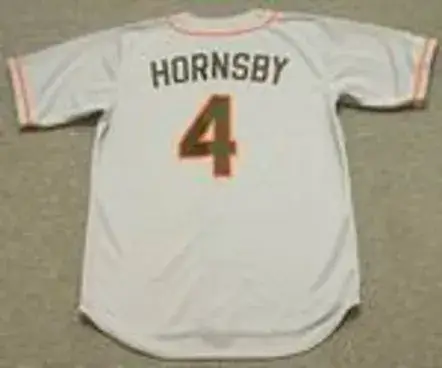 ROGERS HORNSBY St. Louis Browns Majestic Cooperstown Throwback Baseball Jersey 
