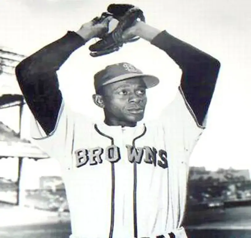 SATCHEL PAIGE St. Louis Browns 1951 Majestic Cooperstown Throwback Baseball Jersey 